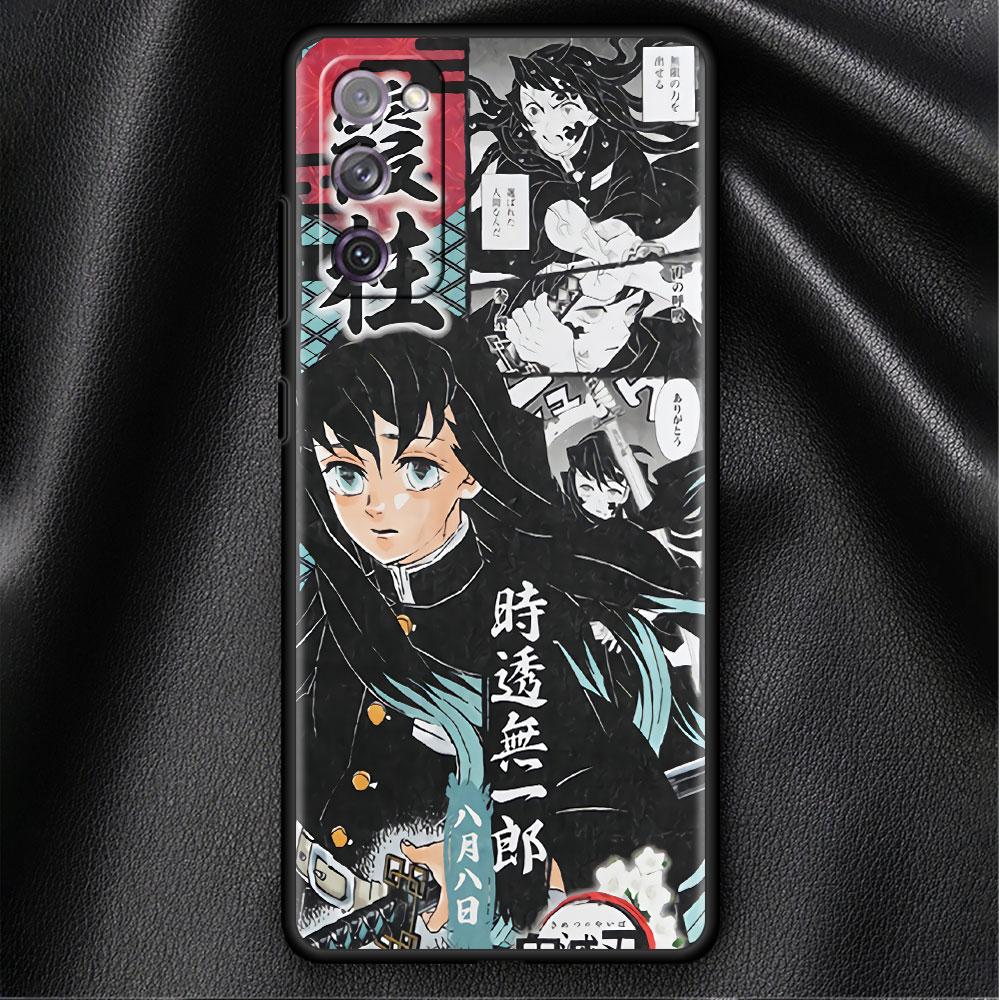 

Чехол для Samsung Galaxy S20 FE S22 Ultra S21 Plus Роскошный мягкий чехол для телефона S10 S9 S8 S10e S7 Funda Anime Demon Slayer Kimetsu Capa Samsung S7