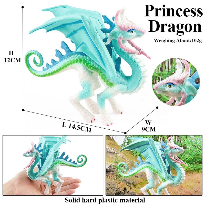 Oenux Simulation Dinosaur Bayala Dragon Tree Monster Bat Demon Basilisk Animal Model Action Figures Pvc Collection Kid Toy Gift