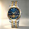 Men's Quartz Watch SKMEI Chronograph Stainless Steel Star Calendar 9394
