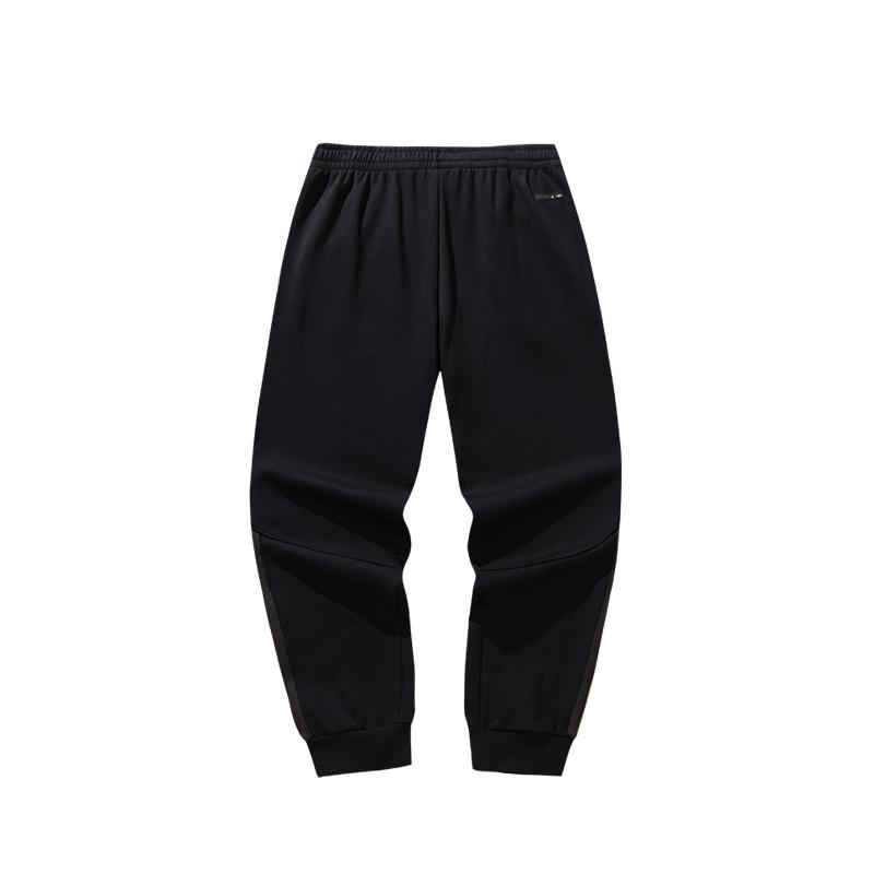Anta Casual Simple Mid-Rise Versatile Solid Color Loose Knit Sports Pants Men Bottoms 152548303N-2