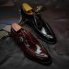 Retro Herren Kleiderschuhe Business Slipper Slip-on Spitzschuhe Lederschuhe Party Formalschuhe Handgefertigt Lässige Herrenschuhe Übergröße48