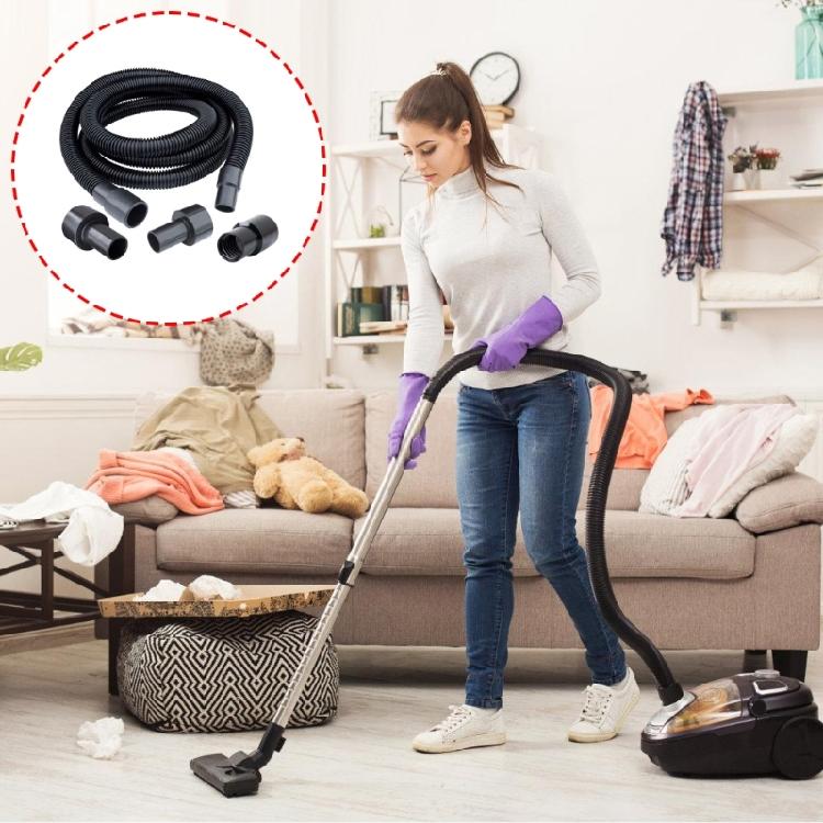 70477 10ft Vacuum Cleaner Replacement Accessories Power Tool Suction Flexible Hose Adapter For Clean Dust Accessories