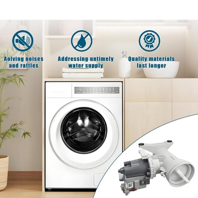 High Performances Drain Pump Motor WH23X25518 Front Loading Washer Drain Pump Assembly Ensuring Reliable Drainage