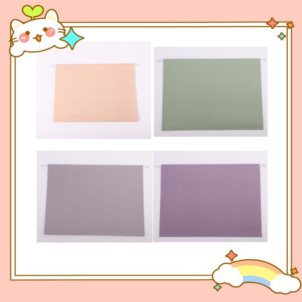

12PCS Morandi Color Organizer Letter Size File Folders Decorative Office
