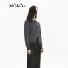 MO&Co. Removable Collar Merino Wool Cashmere Knit Cardigan