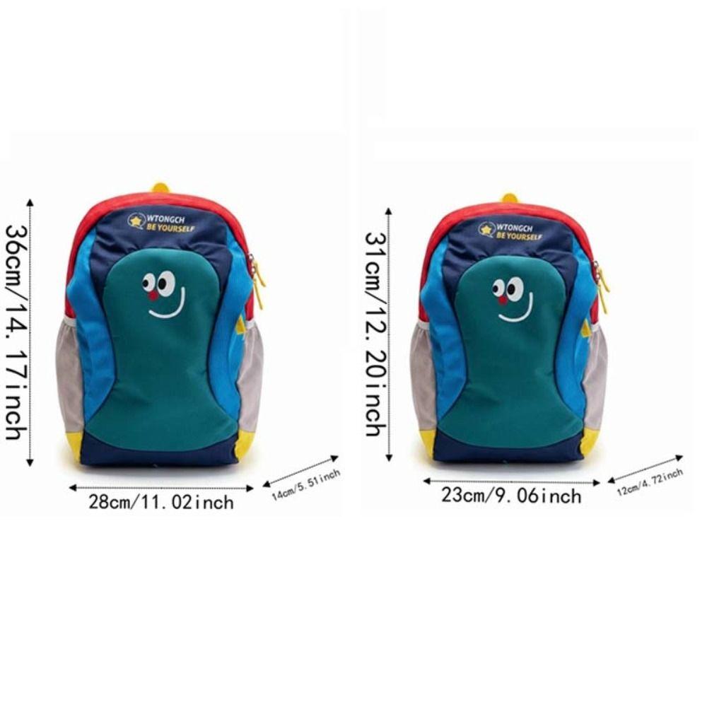 Lightweight Kids Backpack Ergonomic Kindergarten Book Bag Colorblock Daypack Women / Men