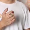 Retro Silver Smile Face Graffiti Ring - Adjustable & Personalized for Couples