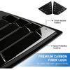 Compatible with Toyota Camry 8th Gen 2024 2023 2022 2021 2020 2019 2018 Accessories Car Rear Side Window Louvers Air Vent Scoop Shades Cover Trim