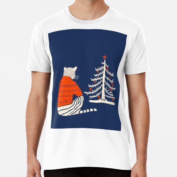 Tiger Waiting for Christmas T-Shirt M