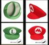 Super Mario Bros Red Green Cosplay Hat Unisex Costume Prop Gift