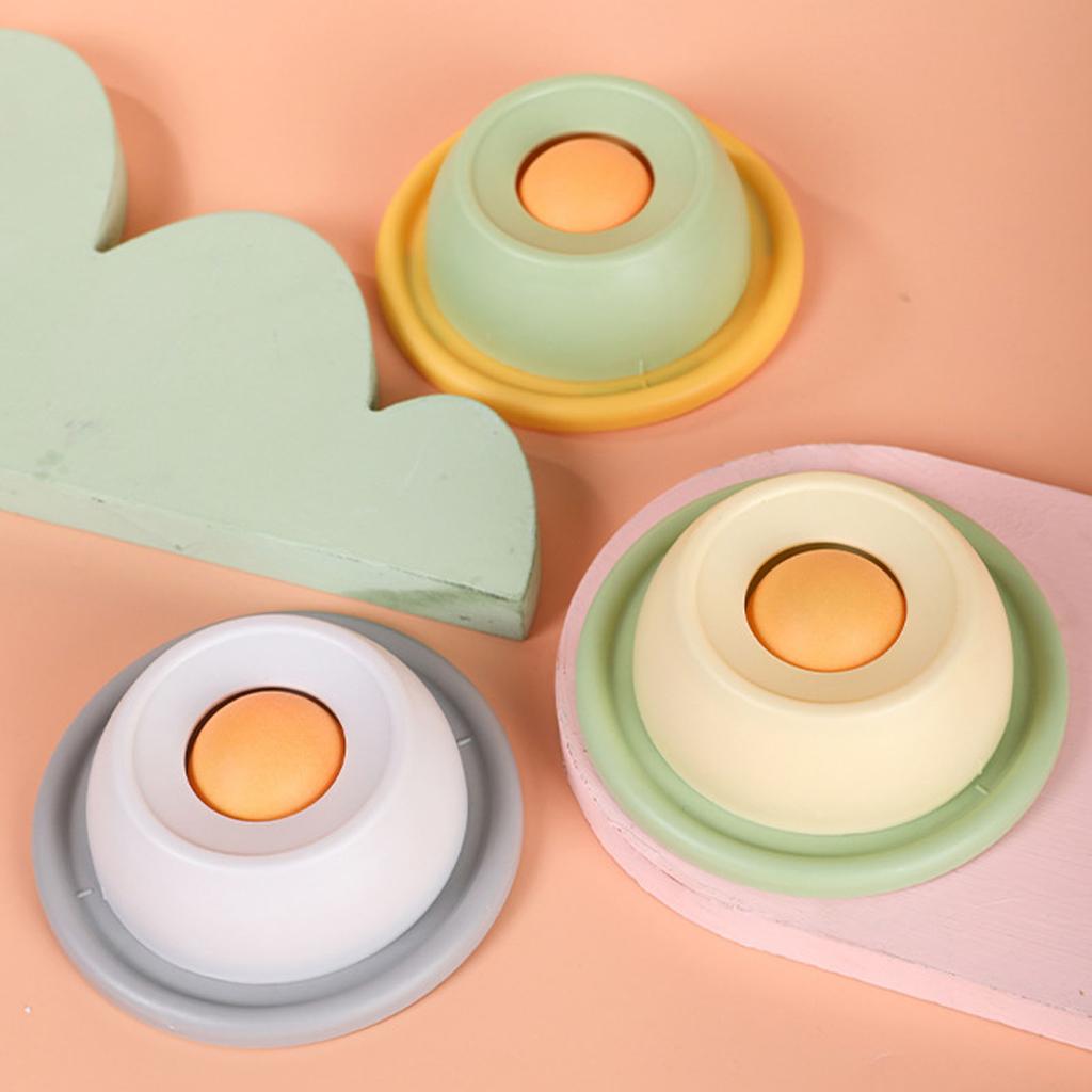 Pet Lick Bowl Cat Slow Feeder Rolling Liquid Treat Dog Dispenser Chew Interactive Anti Chocking Plate for Bone Broth Wet Food