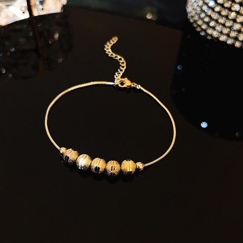 Nuovo Bracciale da Donna Regolabile Placcato Oro Lucido Completamente Intarsiato di Strass Forma a Goccia Moda Bracciale in Zircone Gioiello Regalo