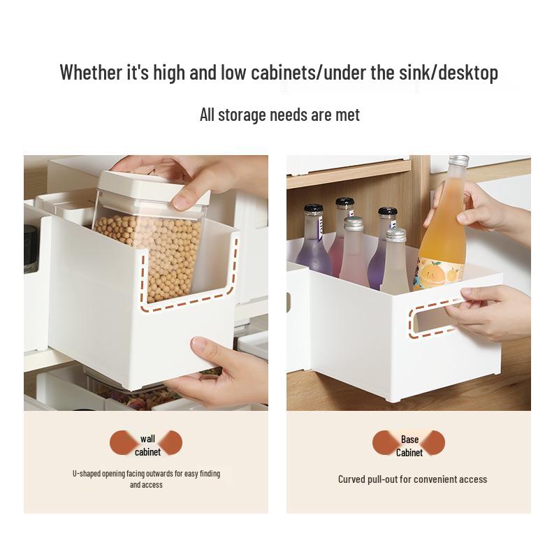 Right-Angle Desktop Organizer for Snacks, Sundries, and Cookware