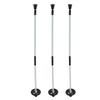 3PCS Golf Flagstick Nylon Fiberglass 2 Section Golf Putting Green Flagpole for Practice