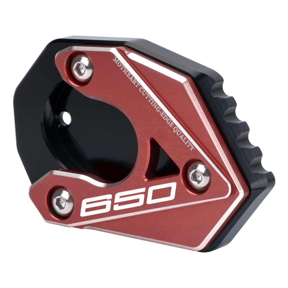 MotHeart Motorcycle Side Stand Stabilizer Compatible Ninja 650 2016-2024 Motorcycle Auxiliary Parts Side Stand