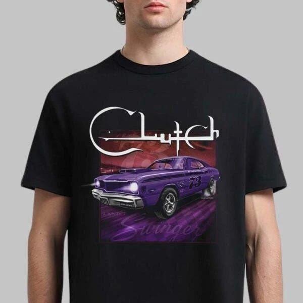 Clutch Purple 73 Dodge Swinger T-Shirt S