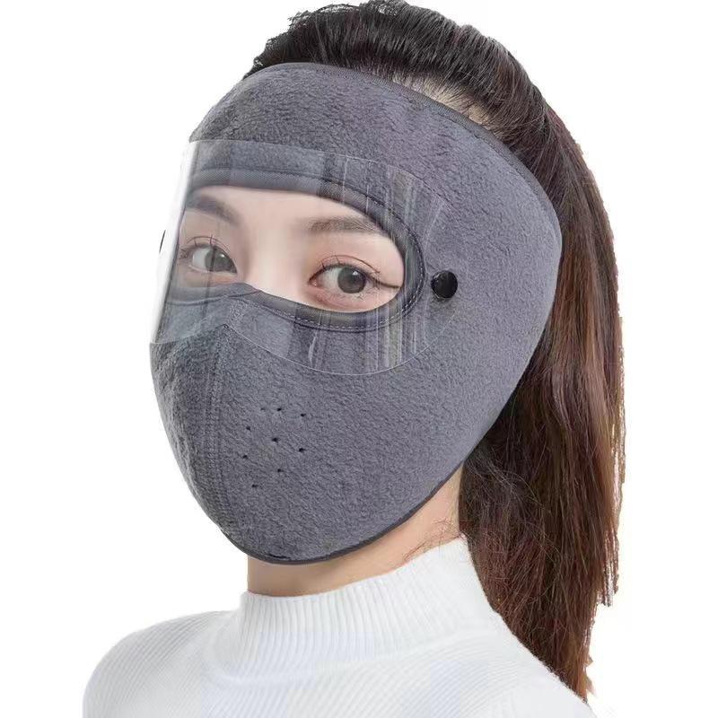 Winter Warm Mask For Women Thick Neck Protection Earmuffs Riding Windproof Cold And Frostproof