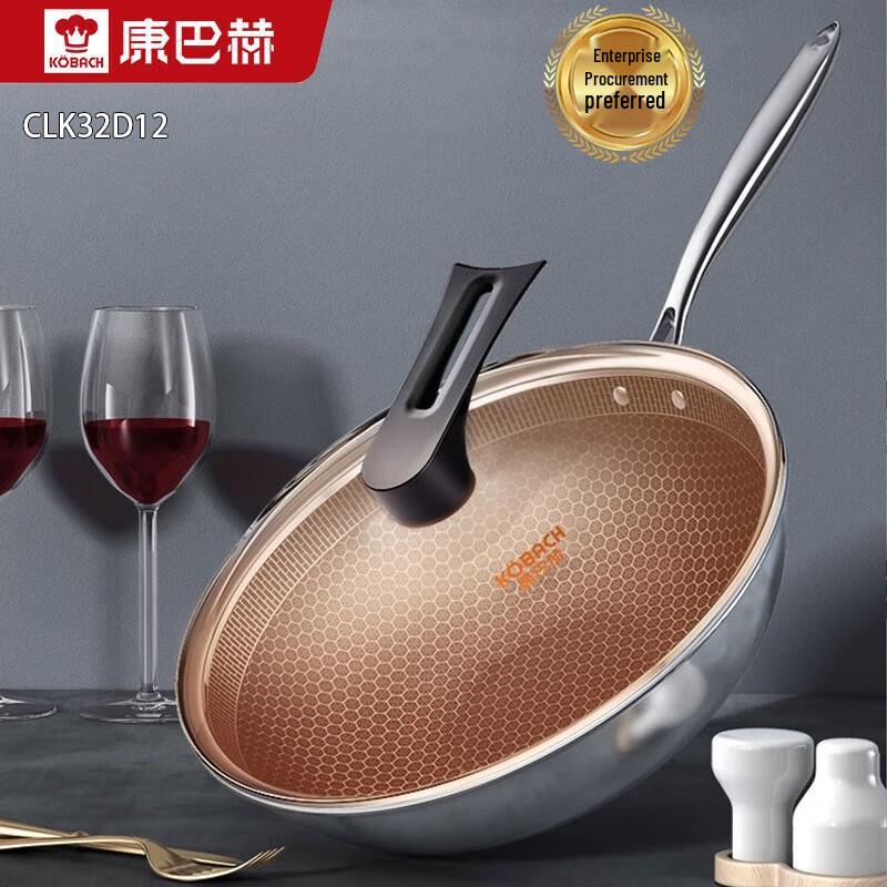 

Konbach 32cm 304 Stainless Steel Non-stick Wok