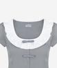 NEWALRIN Bebe Ribbon Frill Blouse(3Colors)
