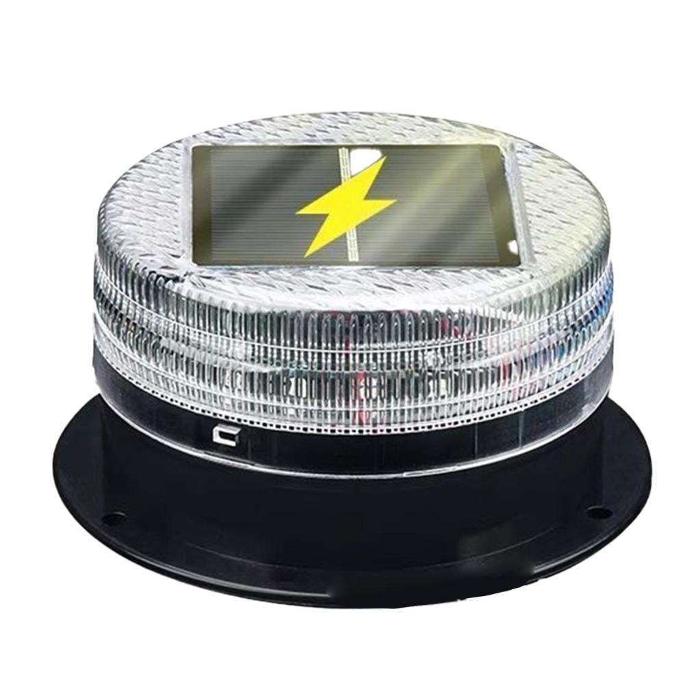 Magnetic Roadblock Light Solar-Powered Strobe Light