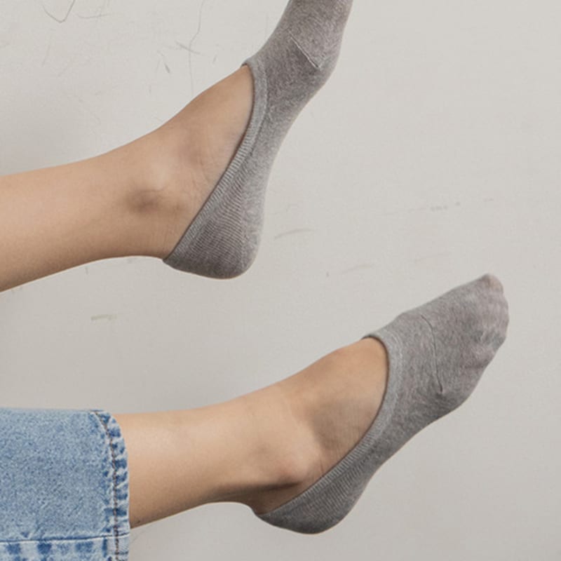 STUDIO SOCKSTOP [10PACK] Women's Basic Fake Socks 4 COLORS