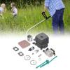 Kit Carburateur Piston Cylindre Argenté Kit de Remplacement Piston Cylindre pour Stihl FS55 FS45 FS38