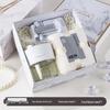 White Marble Gift Box with Bamboo Knot Cup Set