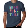 High Vibe Tribe Tshirt Basic Solid Color Casual Tee Shirt