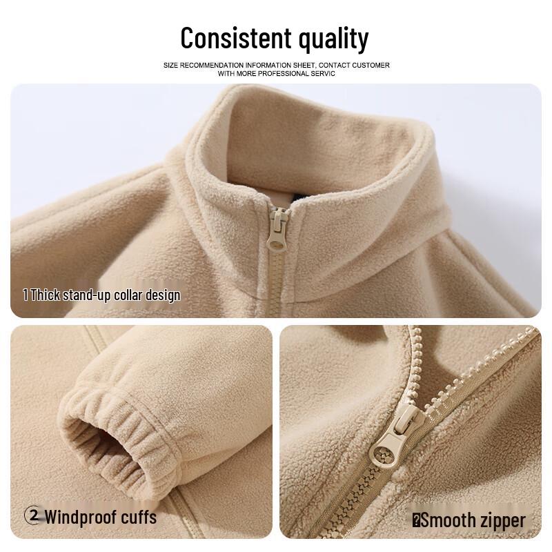 Jeanswest Men's Double-Sided Fleece Jacket