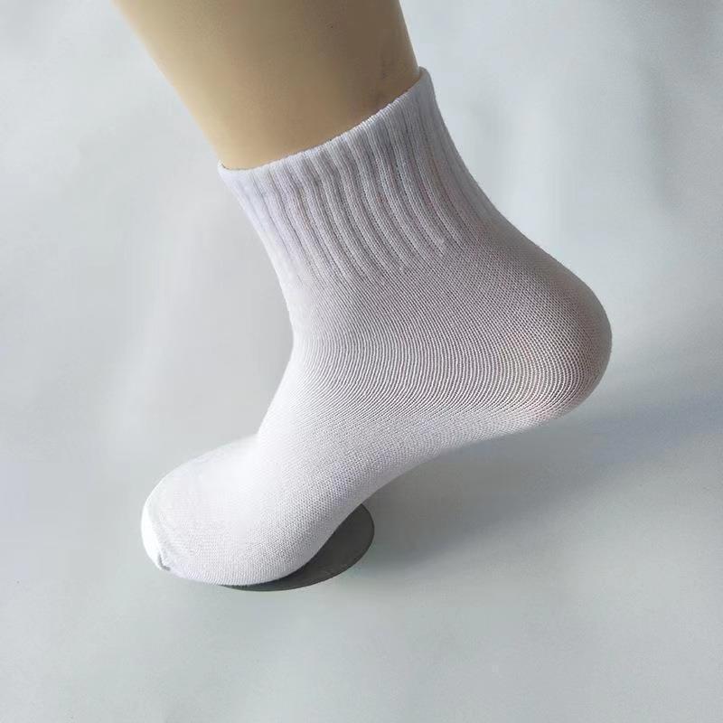 BMW Socks for men and women, spring and summer short socks, men's anti-odor and sweat-absorbent white socks, short socks for women