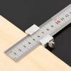 Steel Positioning Limit Block Durable Lightweight Measuring Marking Gauge Adjustable Ruler Positioning Block Line Marking