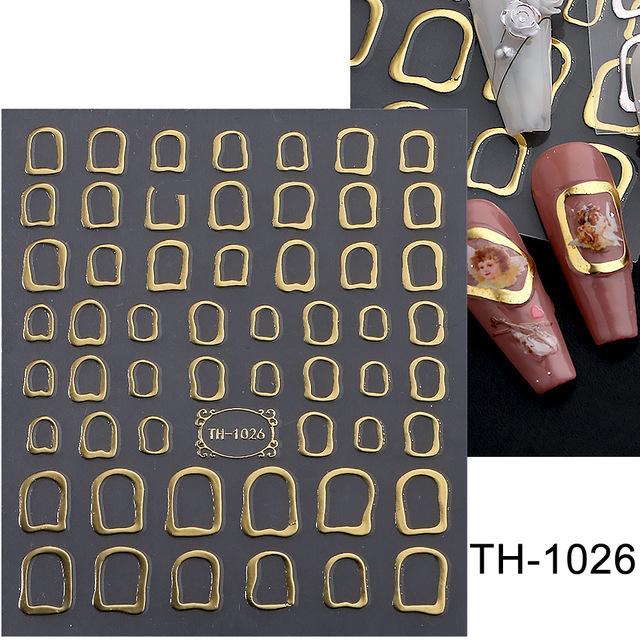 Nail Art Sticker Diablo Series European And American Halloween Laser Spider Scorpion Thin Fortitude Back Glue Nail Sticker