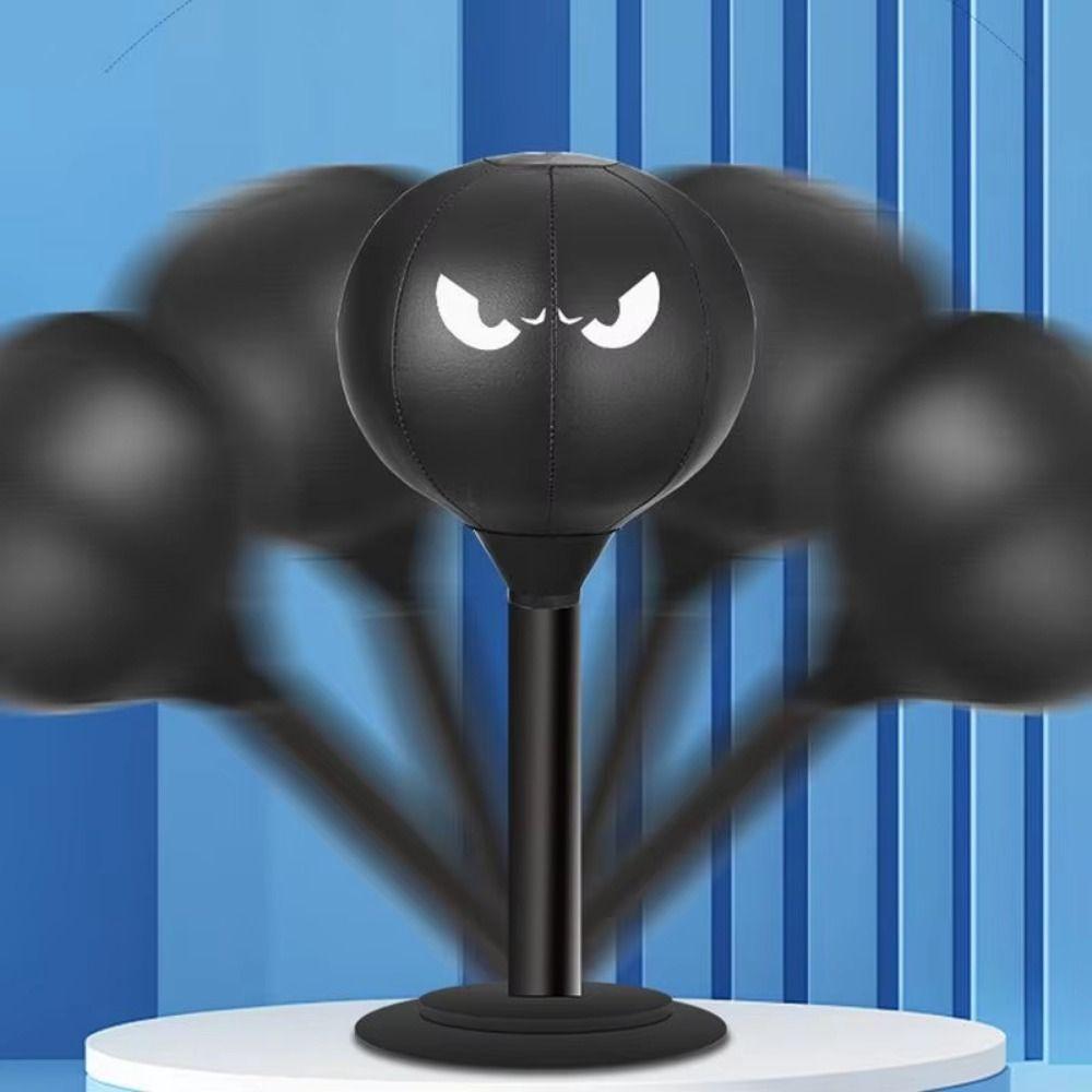 Wall Mountable Desktop Punching Bag Inflatable Desk Boxing Punch Ball  Home Training