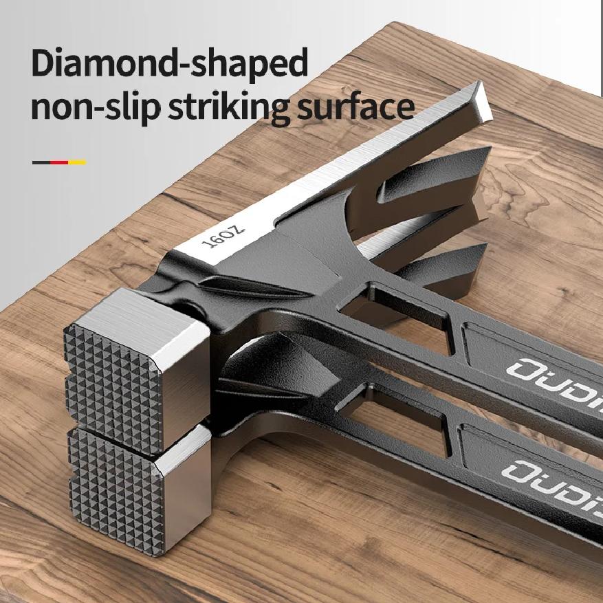 Multifunction Claw Hammer Magnetic for Non-slip Shockproof Steel Hammer Hand Tool Automatic Woodworking Nail Suction Hammer