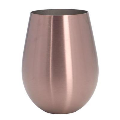 Caneca de Cerveja de Verão de Aço Inoxidável 500ml À Prova de Ferrugem Camada Única Caneca de Cerveja para Bar e Refeições Ouro Rosa