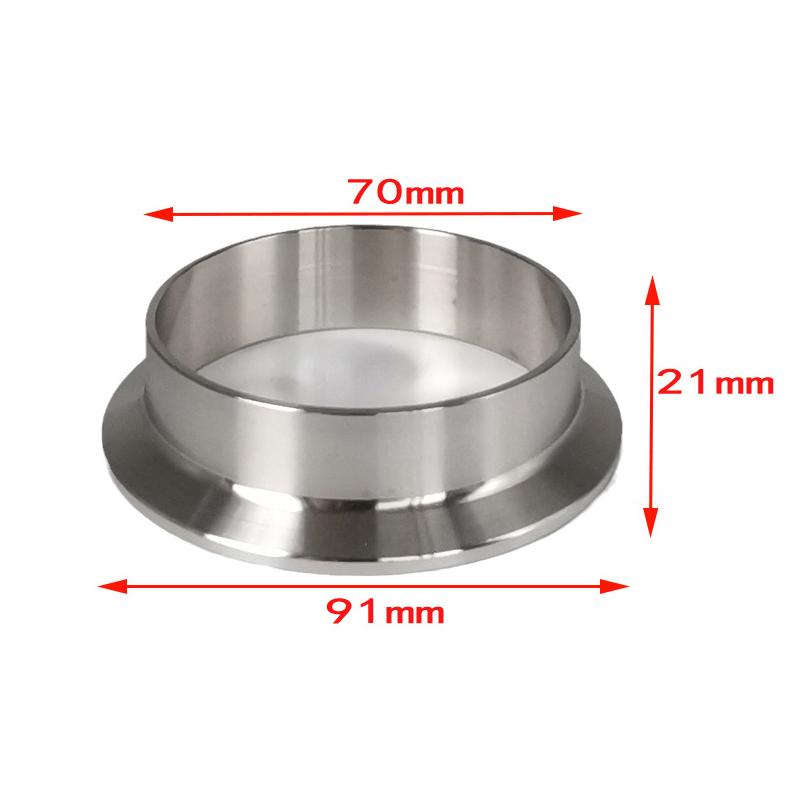Welding Pipe Sanitary Fitting Weld Clamp Ferrule Fits Clamp Stainless Steel 304