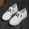 Новинка весни 2023 року великого розміру Спортивне взуття з плоскою нижньою стороною на блискавці Однотонне повсякденне спортивне взуття Легке та зручне