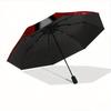 1pc Resident Evil Theme Automatic Folding Umbrella - 3 Folding Design, Vivid Cartoon Pattern, Suitable for Outdoor Activities, A Gift for Fans In