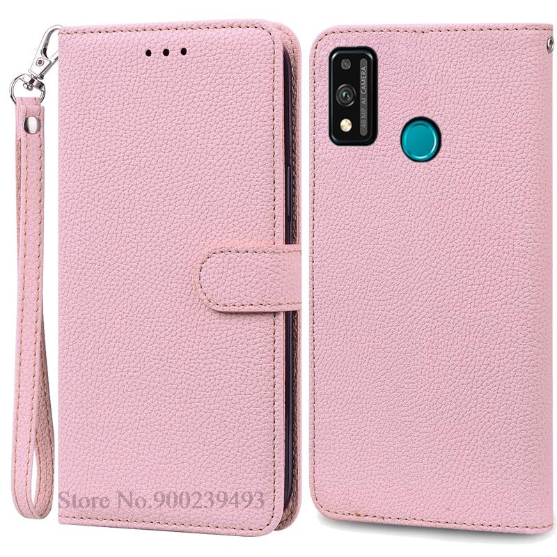 For Honor 9X Lite Etui Lær Flip Lommeboketui For Honor 9X Lite JSN-L21 JSN-L22 JSN-L23 Deksel Honor 9 X Lite Telefonetui Fundas