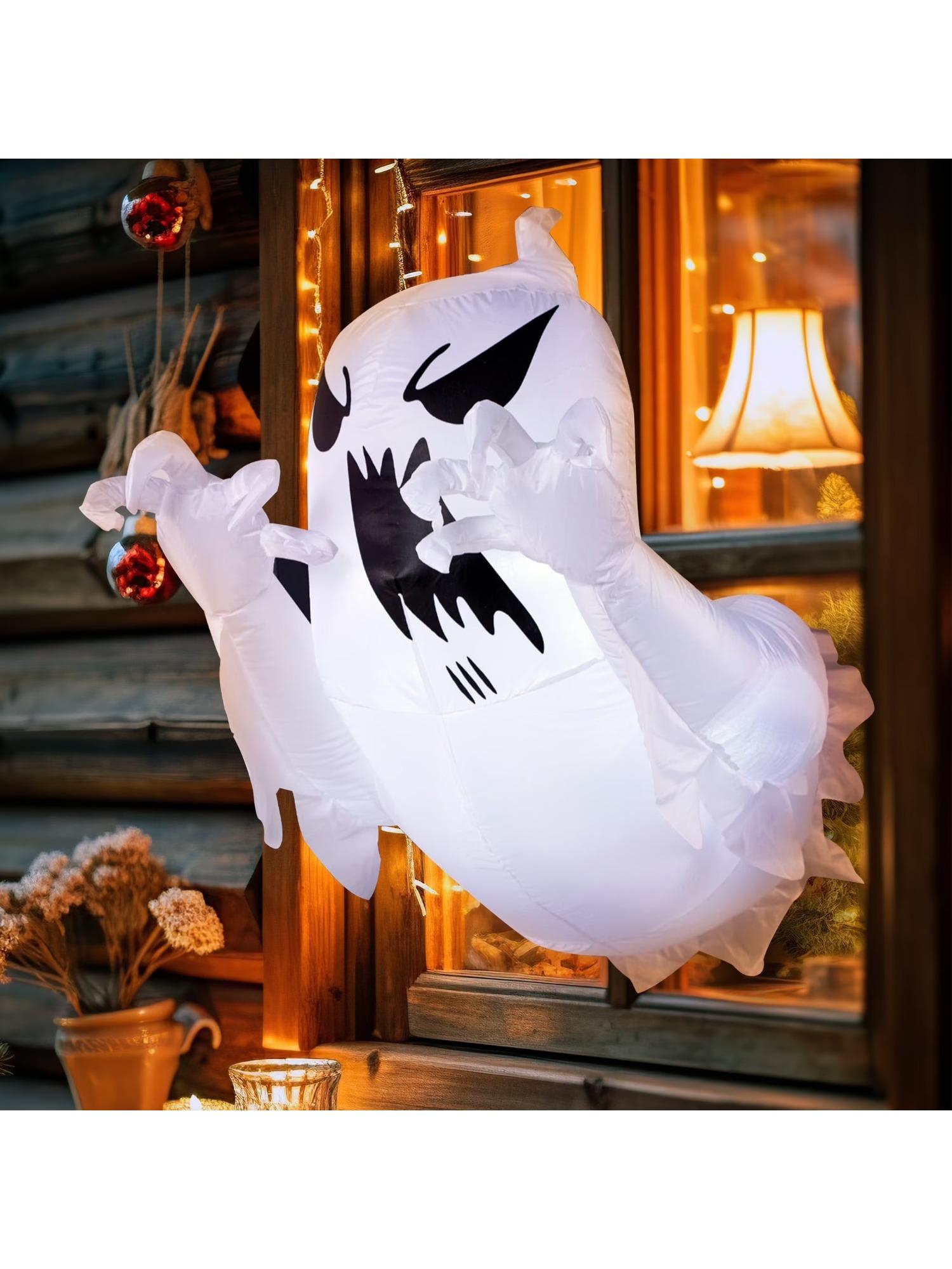 

Joyfy 4.5FT Halloween Inflatable Decoration Outdoor Scary Flying Ghost Broke Out from Window with Built-in LED Blow Up Inflatabl