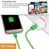 OLAF Universal 1M Nylon Woven Wire Micro USB Phone Charger Sync Data Cable Cord