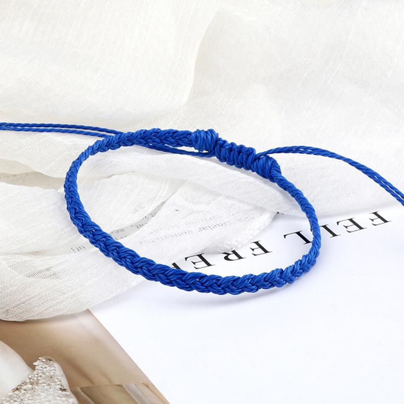26 Colors Adjustable Woven Friendship Bracelet For Women Men Wax Thread Wrap Rope Knot Bracelets&Bangles Handmade Jewelry Gifts