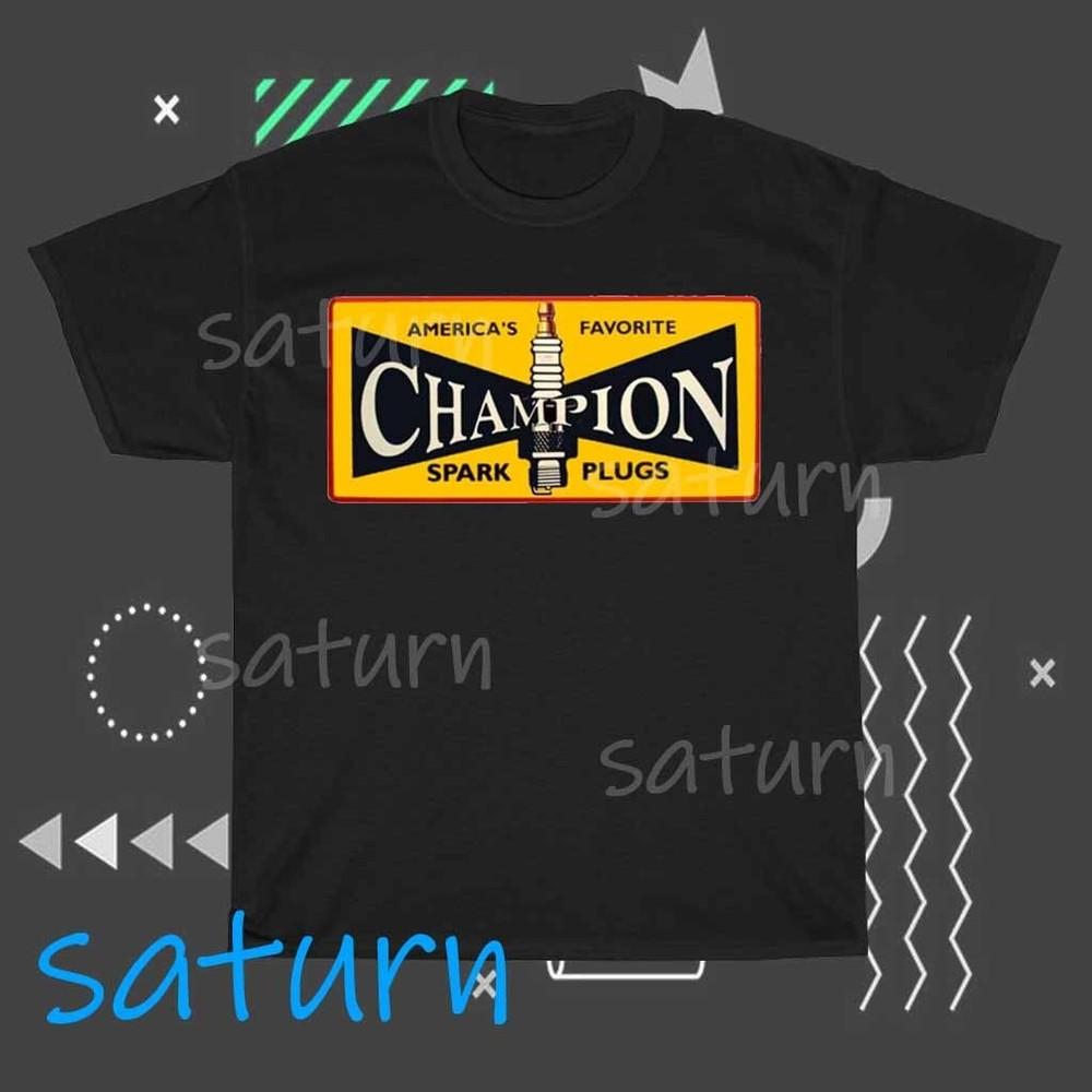 Tričko s logem zapalovací svíčky Champion Vtipné Velikost S až 5XL