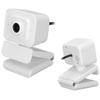 White Web Cam High Resolution 1080P 30fps 360 Degrees  Rotation USB Computer Webcam for Live Broadcast Online Class