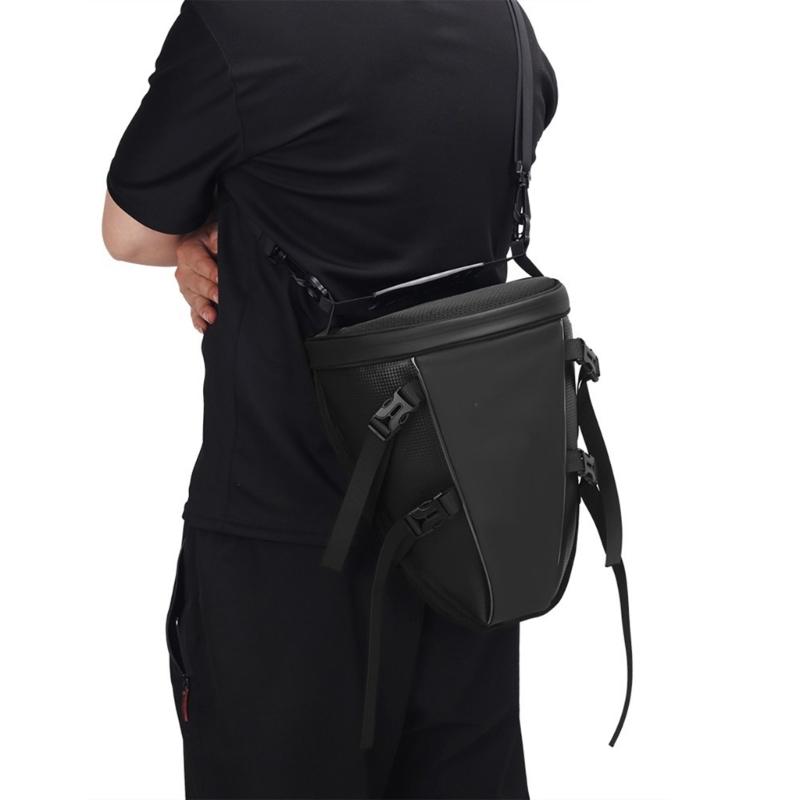 Waterproof Motorcycle Riding Pack Multiuse Tail Bag Helmets Gear Organized Storage Backpack with Spacious Compartments