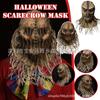 Nieuw eng Halloweenmasker van latex, premium vogelverschrikkerhoofddeksel, spookhoofd