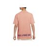 Nike Daisy Print Crew Neck Short Sleeve T-Shirt Men Tops Rock-Pink DM6334-693