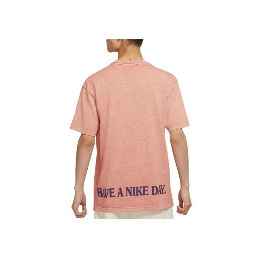 Nike Daisy Print Crew Neck Short Sleeve T-Shirt Men Tops Rock-Pink DM6334-693