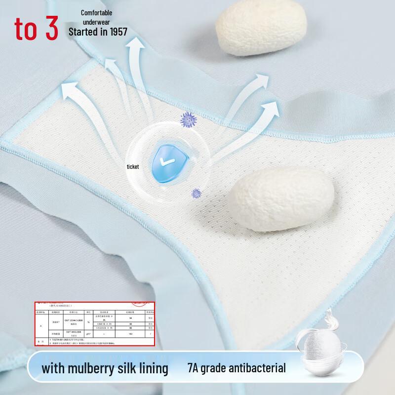 Hodo Women's Modal Silk Blend Antibacterial Briefs