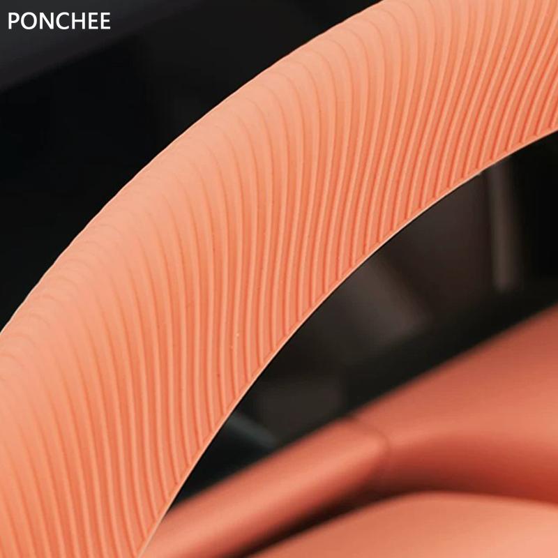 For AITO 5 AITO 7 2025-2026 Silicone Steering Wheel Cover Ultra-thin All-weather Protection Case Automobile Supplies